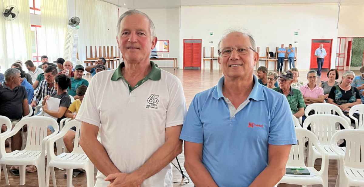 JOSÉ PAULO SALERNO REELEITO PRESIDENTE DA COTRISEL EM ASSEMBLEIA GERAL DA COOPERATIVA