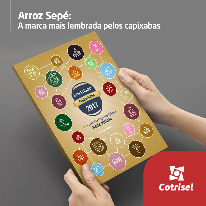 Arroz Sepé conquista  o primeiro lugar na pesquisa Marcas ícones da Rede Vitória 