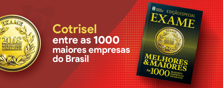 Cotrisel entre as 1000 maiores empresas do Brasil