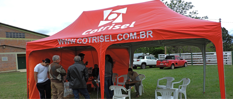 Agropecuária Cotrisel presente na Feira de terneiros em São Sepé
