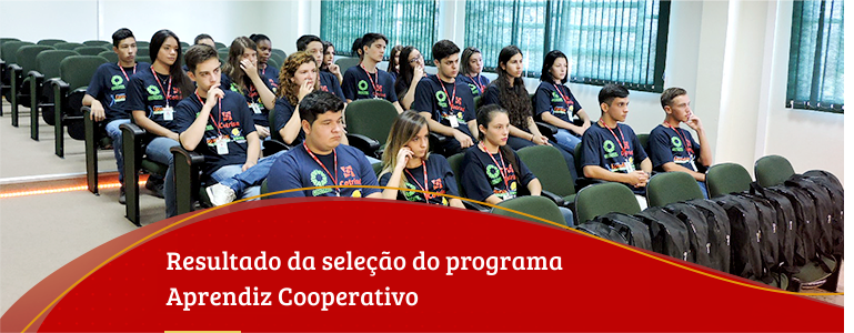 Confira a lista dos selecionados no programa Aprendiz Cooperativo da Cotrisel